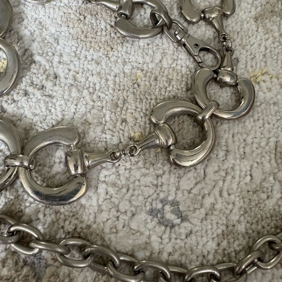Vintage Horse Bit Silver Chain belt - Picture 4 of 6